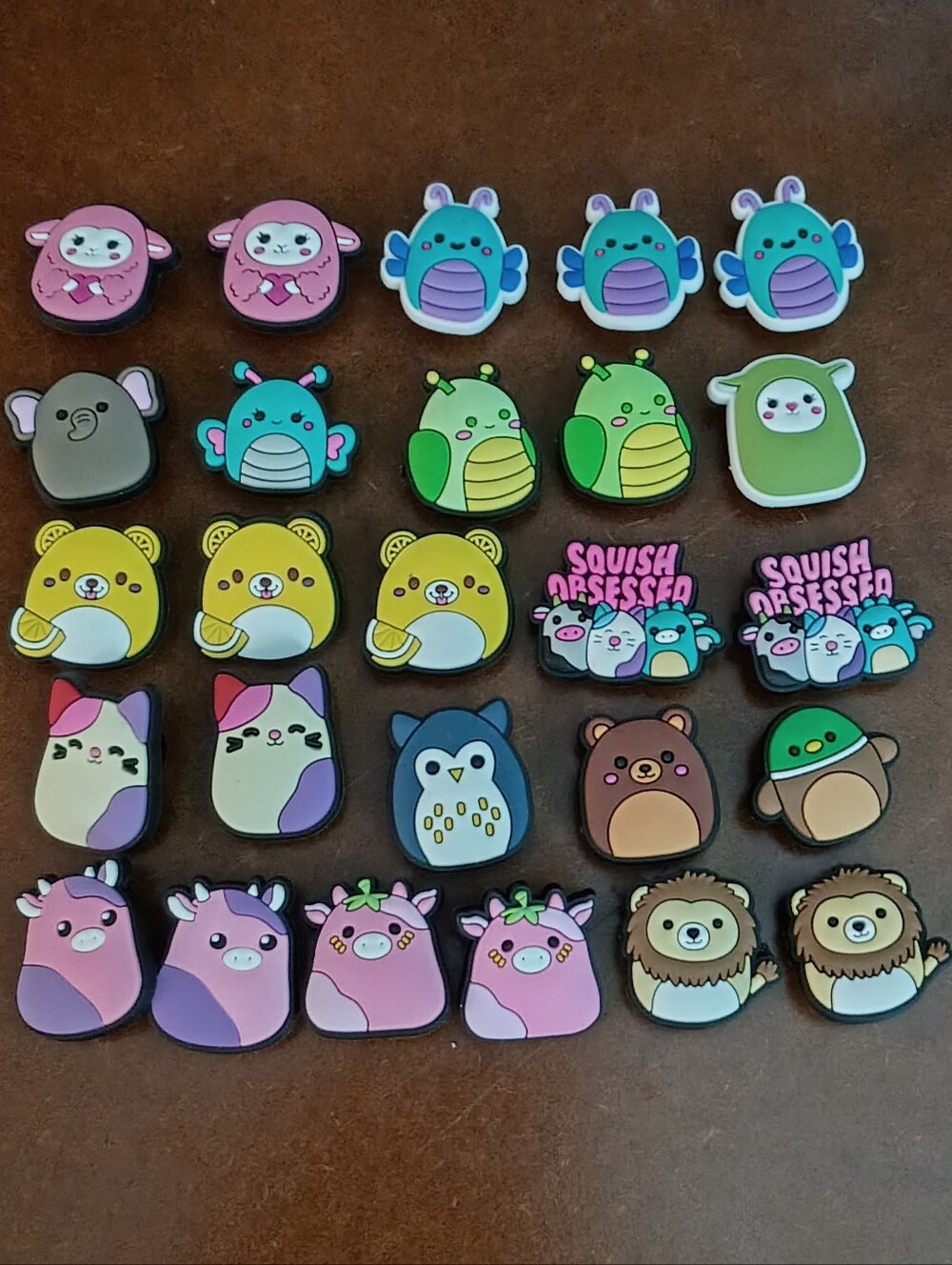 10/$10 Jibbitz Croc Charms - Animal Squishmallows - New